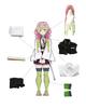Kanroji Mitsuri Cosplay Costume with Love Kanroji Adult School Demon Stage Outfit Mitsuri with Size New High-quality Wig, Pillar, Mitsuri, Costume,