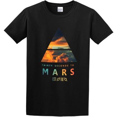 30 Seconds To Mars Pop Culture Style Aldult Creativity Match T-Shirt Black