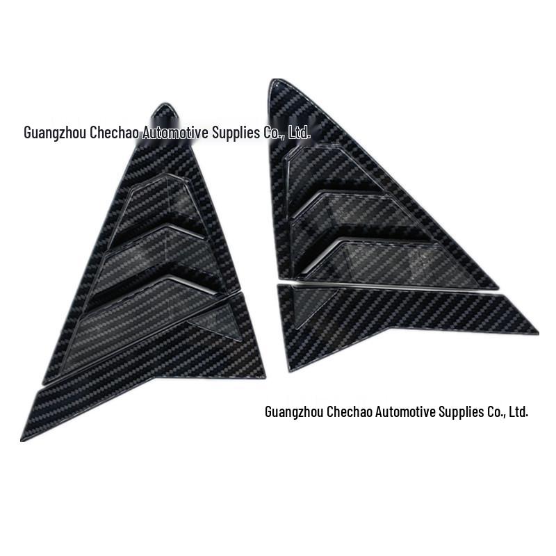 Deflecteurs de vitre arrière triangulaire pour Hyundai Verna Berline - Style Mustang (Modèles 10-16)