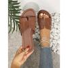 Fashion Summer Slippers Women Flat Luxury Outdoor Beach Flip Flops Female Sandals Trend Brand Design Slides Shoes Woman  Big Size 43