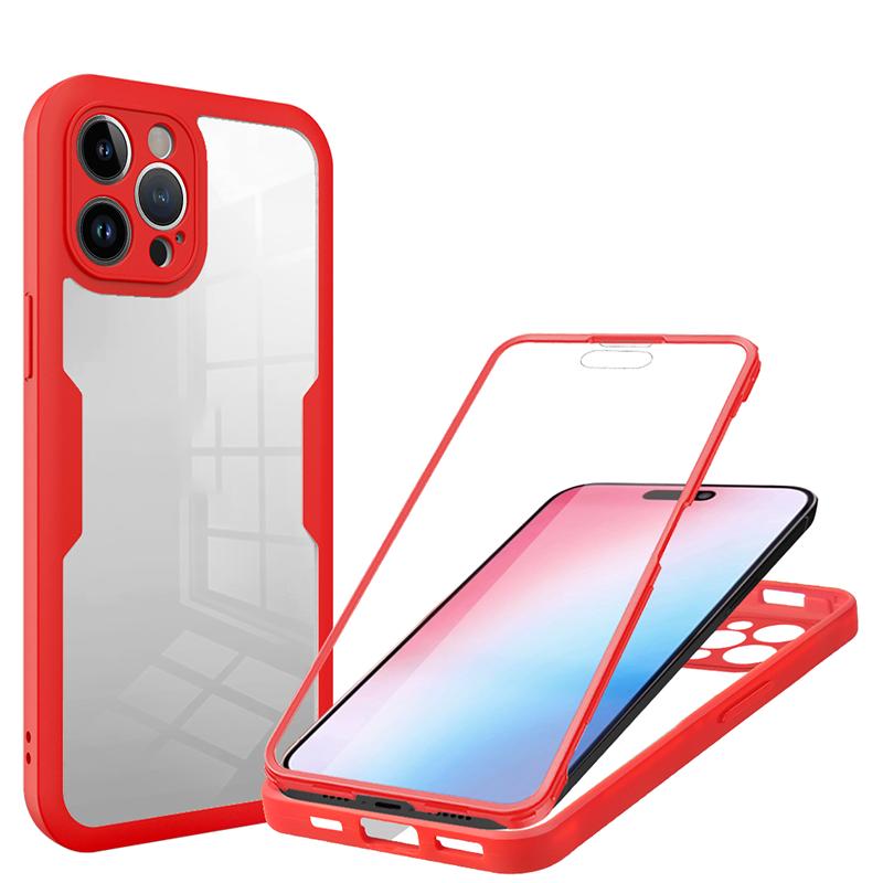 For iPhone 11 Case 360 Full Cover Case For iPhone 11 Pro Max Screen Protection Double-Sided Transparent Phone Cover 11 Pro Cases