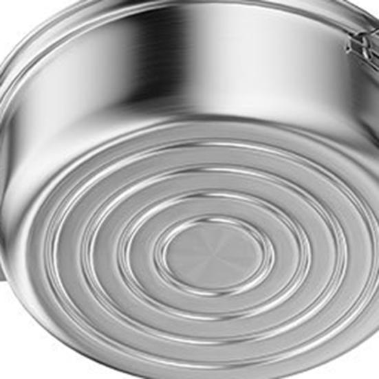 Stainless Steel Steamer Pot 4-Person Capacity Stew Pot for Porridge Soup Induction Cooktop Compatible Heat-Resistant Hard Boiled Egg Cooker for