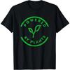 Funny Vintage Powered Plants Vegetarian By Vegan Diet T Shirts Summer Graphic Cotton Birthday Gift Men Clothing Oversized Unisex