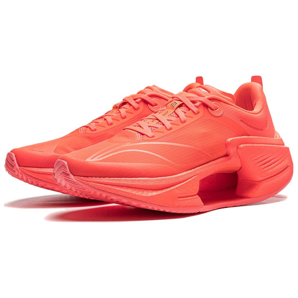 Li Ning Shadow 3 Essential Fabric Low Top Casual Running Shoes Men's Red ARRU007-3