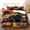 Don Toliver Hardstone Psycho 3PCS Bedding Set Duvet Cover And Two Pillowcases Microfiber 3D Printed Singer Bed Linens Home Decor