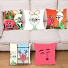 Anime Comedy Food A-Apple And Onion Pillow Case Square Pillow Bedroom Sofa Leisure Comfort Car Living Room Home Decoration 40X40
