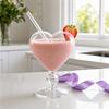 Creative Heart-shaped Goblet with Straw, Personalized Glass Wine Juice Cup, Love Heart Stemware for Champagne Martini, Wedding