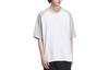 adidas T Shirts Unisex White Light Gray Crew Neck Moderate Straight Fit IT6401