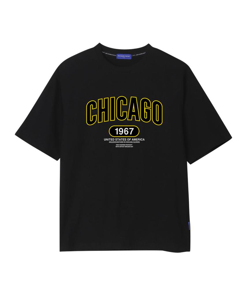 OHP Ohp X Dreamday Chicago Millennium Park Semi-Oversized Short Sleeve Tee