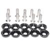 10pcs M6 Car Modified Hex Fasteners Fender Washer Bumper Engine Concave Screws Car-styling
