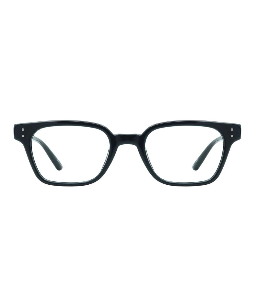 Oateu Doris Black Square Blue Light Blocking Eyeglass Frames
