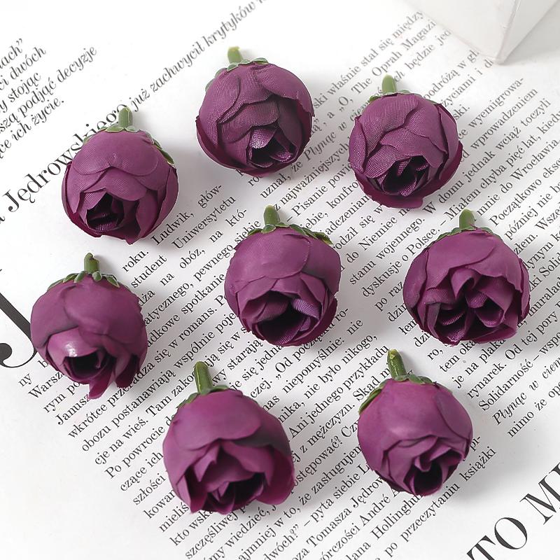 20/30 Stück Hochzeitsdekoration Rose Künstliche Blumen Seide Kunstblume für Heimzimmerdeko DIY Bastelgirlande Geschenk Tischaccessoire