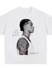 2026 New Arrivals Graphic T Shirt Men Minimalist Vibe Tee Hip Hop Artist Fan Merch Breathable Streetwear Casual Top