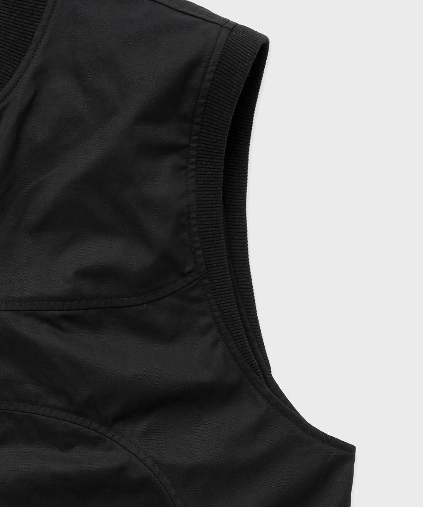 Intempomood Shadow Round Neck Vest_Black