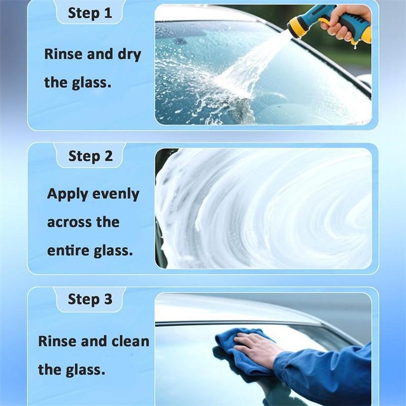 100g Car Windshield Glass Water Rain Repellent Auto Glass Windshield Cleaner Anti Fog Car Oil Film Removal Hydrophobic Cleaner