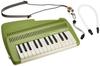 Keyboard Recorder Andes 25F A Keyboard Recorder That Can Play Flute Sounds and Chords Even Though It Is a Keyboard Instrument Green