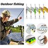 5 Adet 5.7CM/9G Döner Bıçaklı Kanca Uzun Atış Metal Dönen Pul Kaşık Spinnerbait Tuzlu Su Tatlı Su Levrek Turna Walleye Balıkçılığı İçin Olta Yem