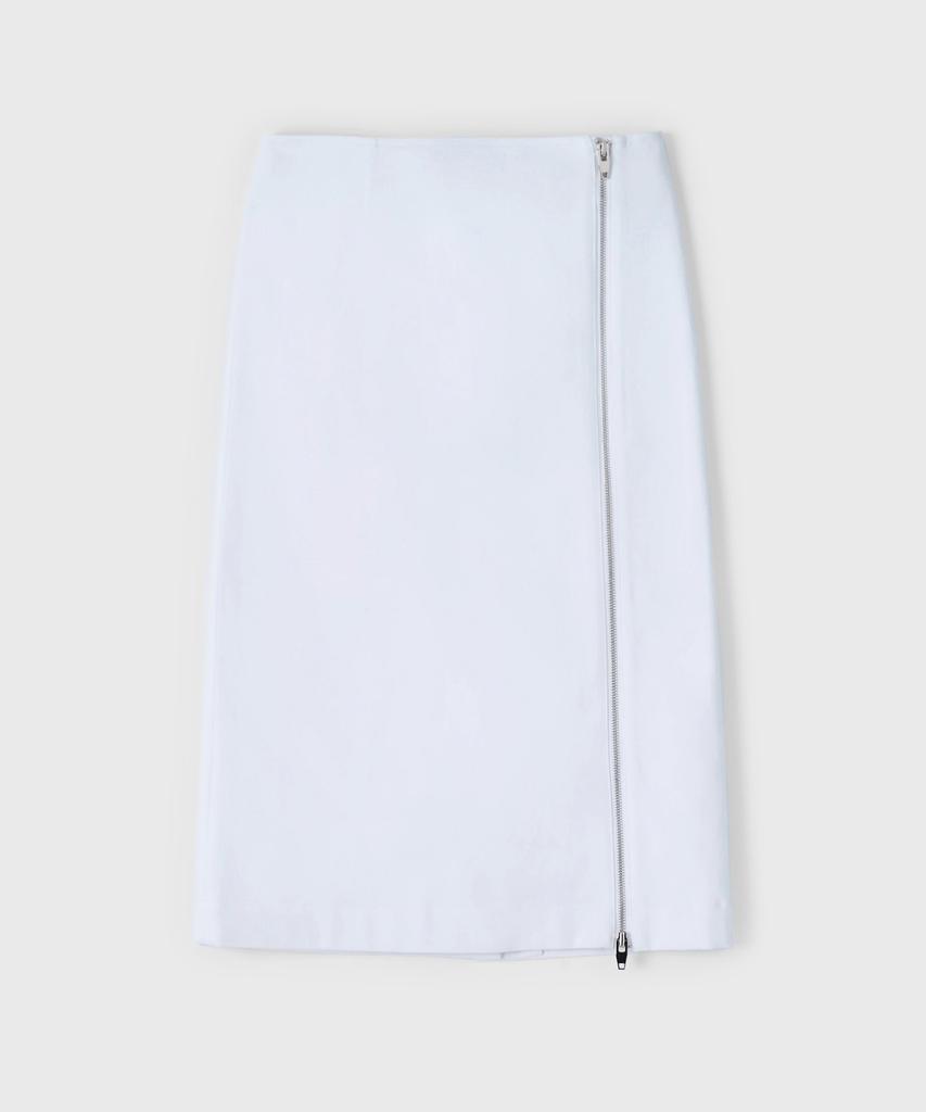 Yunse Zipper Skirt (White)