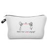 Print Bag Cosmetic Women Love Toiletries Organize Travel Storage Case 6385