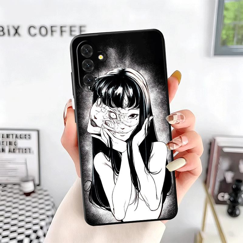 Japanese Horror Anime Soft Phone Case for Samsung A17 A37 A57 A16 A26 A36 A56 A15 A25 A35 A55 A14 A24 A34 A54 A13 A23 A33 A53 A5