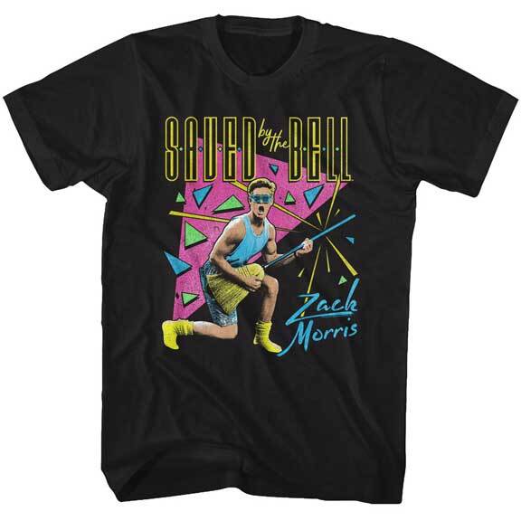 Saved By The Bell Zack Morris Rocking The Broom Zack Splosion Men's T Shirt Unisex T-Shirt