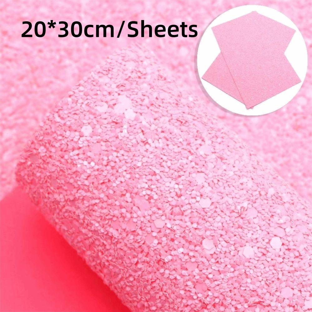 Colorful Glitter Glitter PVC Leather Fabric Sparkling Powder Faux Leather Bag Making Material