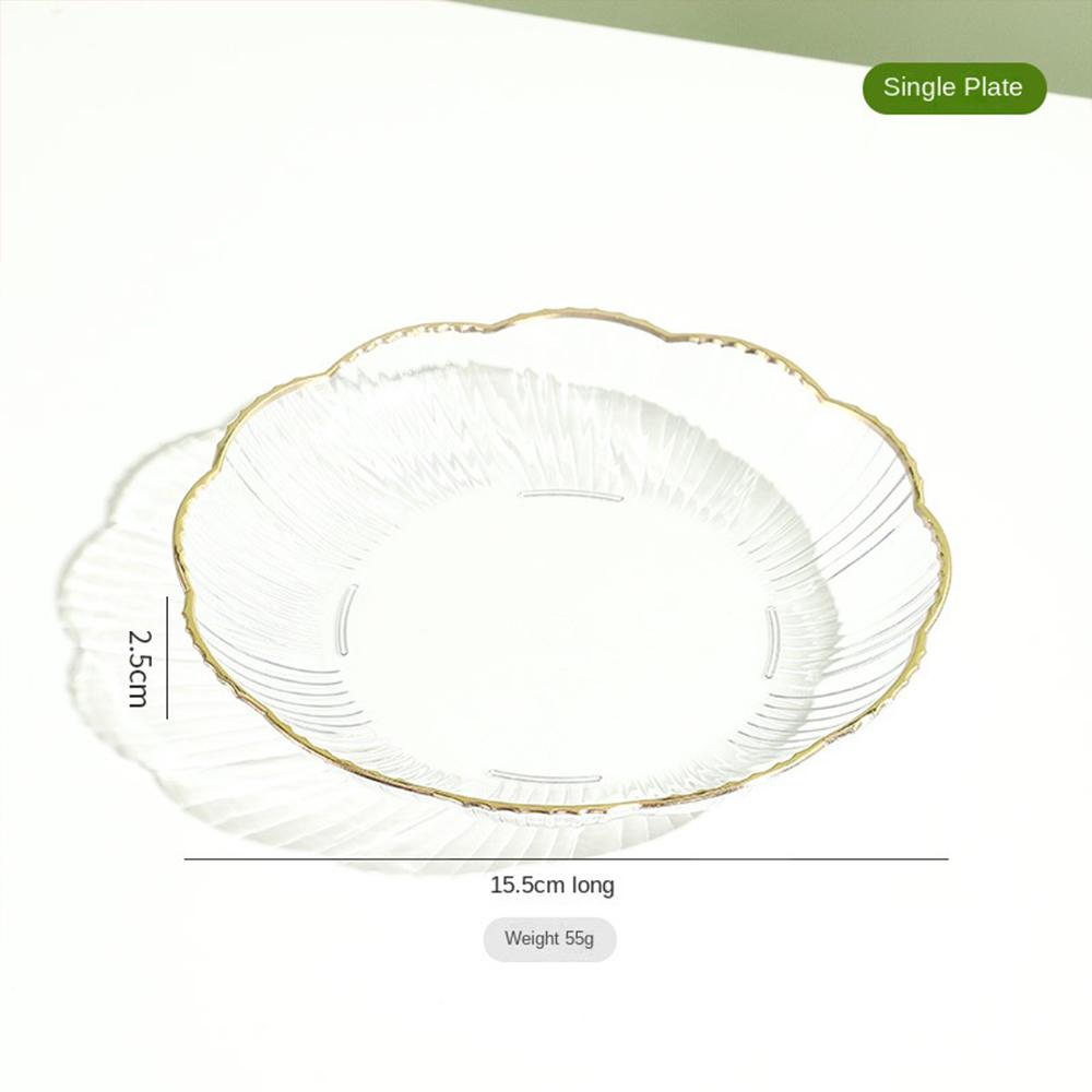 Snack Plate Plastic Save Space Easy Cleaning Light Luxury Round Smooth Bowl Kitchen Accessories Kitchen Gadgets Fruit Plate Pet