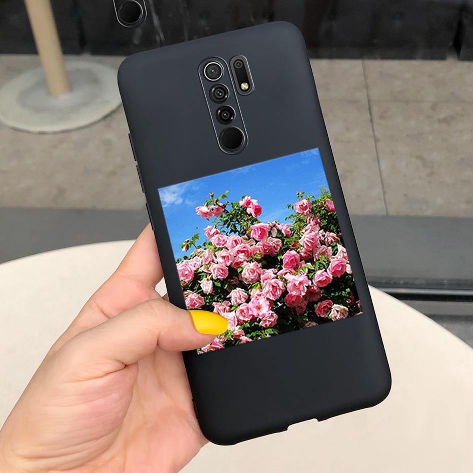 For xiaomi redmi 9 Case Silicone Daisy Cactus Phone Back Cover For Redmi 9 Prime Soft Case For Xiaomi Poco M2 M 2 Reloaded Coque
