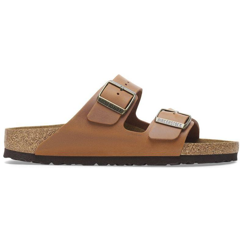 Birkenstock Arizona Abrasion Resistant Abrasion Resistant Slide Slippers Unisex Brown Regular 1028272