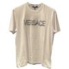 Versace Logo Besticktes Lässiges Rundhals-Kurzarm-T-Shirt Herren T-Shirts Weiß 1011860-1A10755-2W020