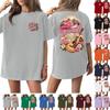 Women's Casual Letter Print Short Sleeve T-Shirt for Daily Fashion Wear