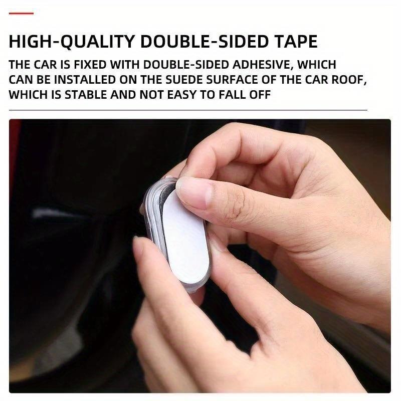 Magnetic Touch LED Car Light 6 LEDs 5V USB/Type-C Rechargeable - Multi-Color Interior Illumination