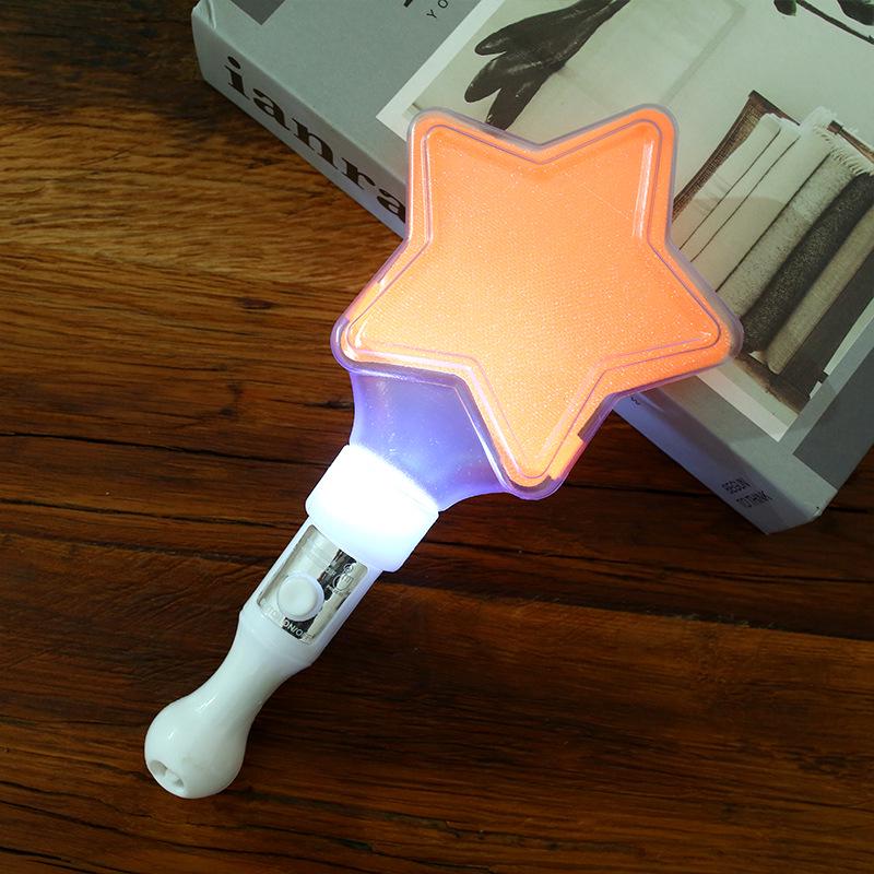 Short Luminous Concert Stick - Heart & Star Designs