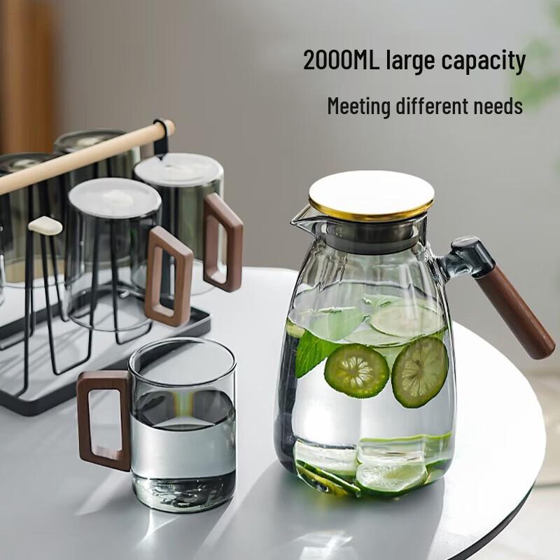 YIHUTEA Borosilicate Glass Teapot & Cold Water Pitcher