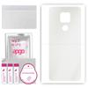 apgo Protective Skin Sticker for the Back Compatible with Motorola Moto G Play, Wrap Film, Foil, Vinyl - Pattern Matte Transparent