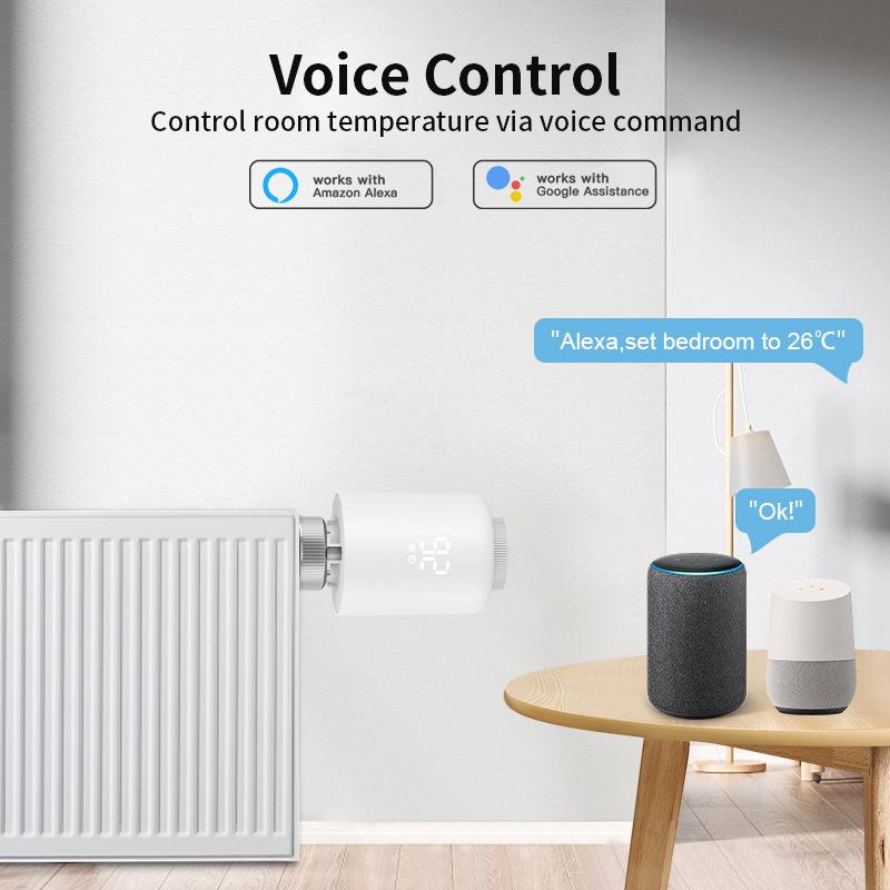 """Aufgerüstetes Tuya Zigbee Smart Heizkörperventil mit Mobil-App-Steuerung"""