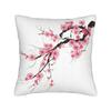 Pink Cherry Blossom Seamless Pillowcases Morden Pillow Case For Sofa Home Decor Soft Pillow Cover