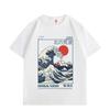 Japanese Hokkaido Wave Graphic T Shirts High Quality Fashion Oversized T-shirt Men Women Casual 100%cotton Short Sleeve T-shirts