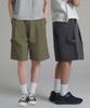 Noming [2Pack] Chino One-Pleat Strap Wide Bermuda Shorts (3 Colors)