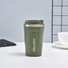 Simple Trendy Steel Thermos Cup Mug Men and Women Couples Coffee Cup Double Vacuum Car Cup Mug Durable Durable Useful Useful