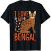 I Love My Bengal Bengal Cat Costume Bengal Cat T-Shirt