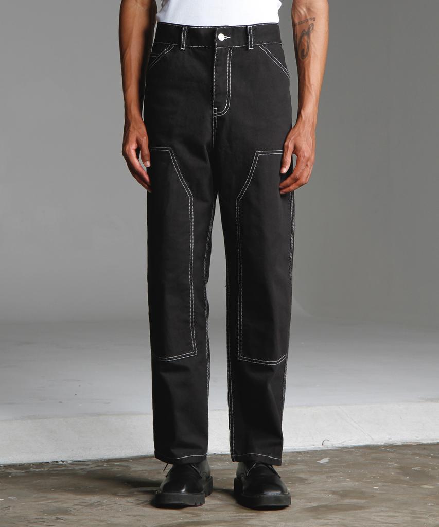 Wihaebeueoteil Carpenter Pants (Black)