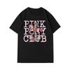 Pink Pony Club T-Shirt Summer Casual Cotton T-Shirt Breathable Comfortable Men's T-shirts Oversized Men's Clothing Y2k Clothes
