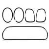 5pcs Gloss Black Headlight Taillight Grille Surround Cover Trims Kits 51119450552 Replacement for SE Standard F55 F56