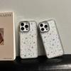 Capa de Celular de Luxo com Glitter de Estrela de Diamante Para iPhone 15 11 12 13 14 16 Pro Max 16 Plus Bling Transparente À Prova de Choque Capa Macia de TPU