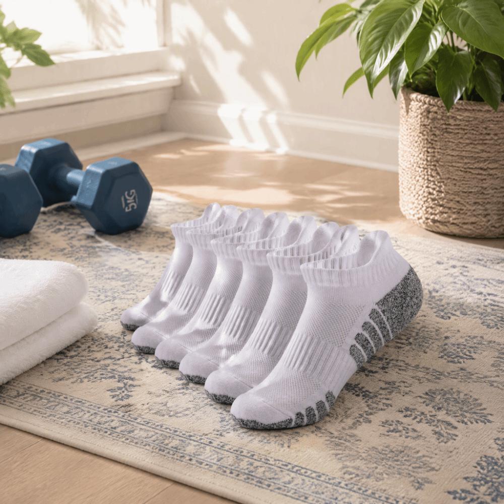 6pcs Polyester Cotton Basketball Sock Towel Bottom Sports Sock New Ankle Sock  Basketball