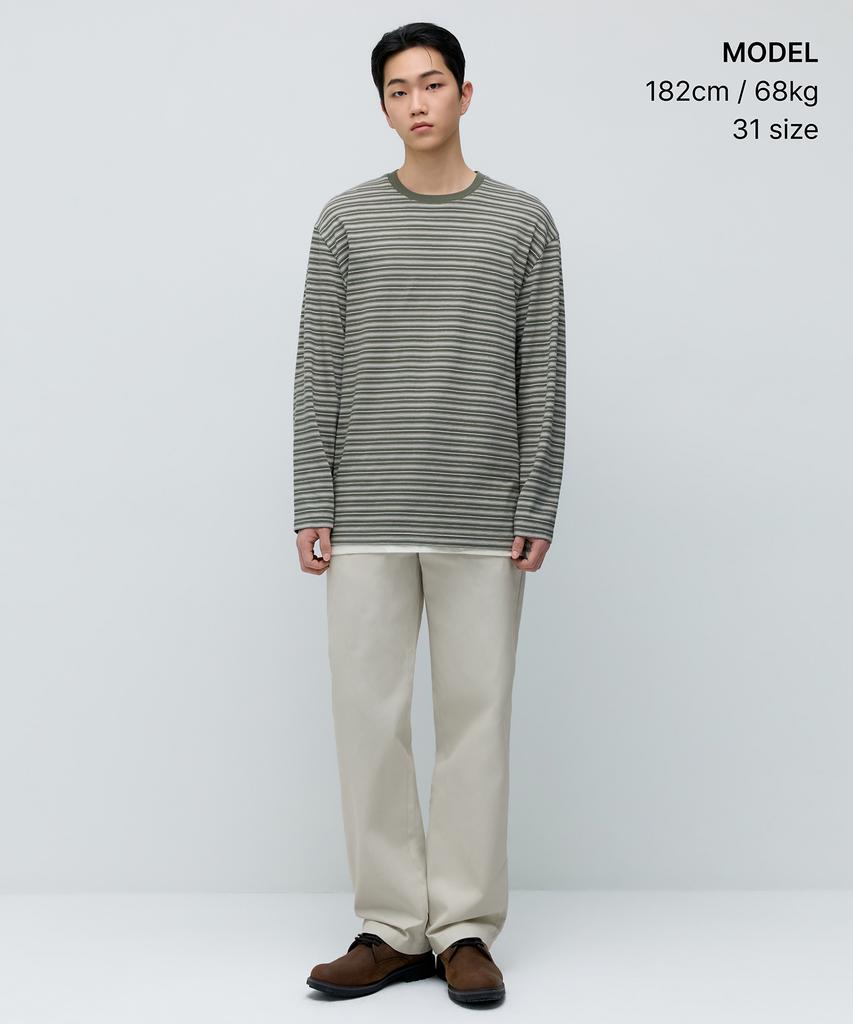 Musinsa Standard Solid Cp Regular Fit Chino Pants [Dusty Cream]