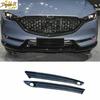 Carbon Fiber For Mazda CX5 CX-5 2017- Look Front Fog Light Lamp Strip Trim