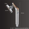 One Button Stop Water Rotating Adjustable Shower Head Bathroom Handheld High Pressure
