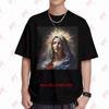 Mother Mary Short Sleeve Tee 100 Cotton Tshirt